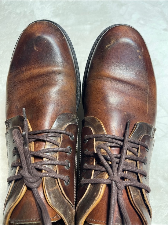 Men\'s Brown Leather Chukka Boots – Classic Lace-Up Workstyle Size 13 M main image 7